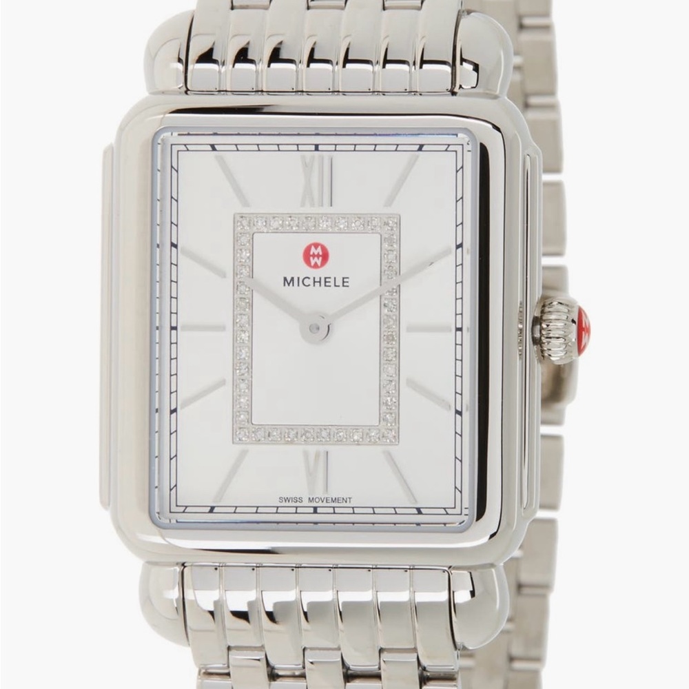 Michele Women's Deco II Diamond Bracelet Watch 
NEW